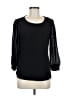 CeCe Black 3/4 Sleeve Top Size M - photo 1