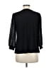 CeCe Black 3/4 Sleeve Top Size M - photo 2