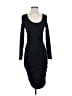 Express Solid Black Casual Dress Size XS - photo 1