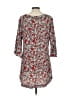 Assorted Brands Print Red Burgundy Casual Dress Size L (estimated) - photo 2