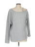 Shein Metallic Silver Pullover Sweater Size 12 - photo 1