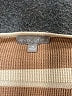Evolution by Cyrus Stripes Tan Pullover Sweater Size XS - photo 7