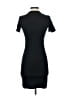 Zara Solid Black Casual Dress Size S - photo 2