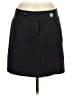 Ann Taylor Solid Black Blue Casual Skirt Size 8 - photo 1