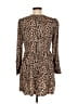 Zara Animal Print Brown Cocktail Dress Size M - photo 2