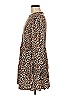 Zara Animal Print Brown Cocktail Dress Size M - photo 5