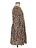 Zara Animal Print Brown Cocktail Dress Size M - photo 4