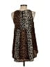 Elizabeth and James 100% Silk Brown Blouse Size XS - photo 2