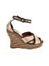 Lanvin Tan Gold Wedges Size EU 40 - photo 1