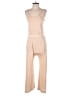FARM Rio Solid Tan Jumpsuit Size M - photo 1