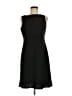 Evan Picone 100% Polyester Solid Black Casual Dress Size 8 - photo 1