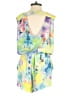 Parker 100% Polyester Tie-dye Blue Romper Size XS - photo 2