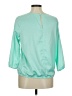 Unbranded 100% Polyester Teal Green 3/4 Sleeve Blouse Size M - photo 2