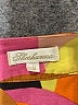 Shoshanna Color Block Orange 3/4 Sleeve Silk Top Size M - photo 6