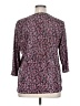DressBarn 100% Polyester Pink 3/4 Sleeve Blouse Size 1X - photo 2