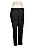 Susan Graver Graphic Black Active Pants Size XL - photo 1