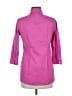 Worth Purple 3/4 Sleeve Button-Down Shirt Size 6 - photo 2