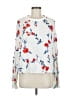 Just Ivory White Long Sleeve Blouse Size M - photo 1