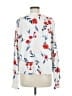 Just Ivory White Long Sleeve Blouse Size M - photo 2
