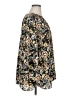 T Tahari 100% Polyester Floral Black Yellow 3/4 Sleeve Blouse Size 1X (estimated) - photo 4