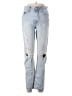 Madewell 100% Cotton Hearts Blue Jeans Size 26 waist - photo 1