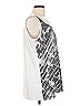 Brittany Black Silver Sleeveless Blouse Size L - photo 4