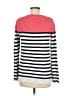 Ann Taylor LOFT Stripes Pink White Pullover Sweater Size M - photo 2