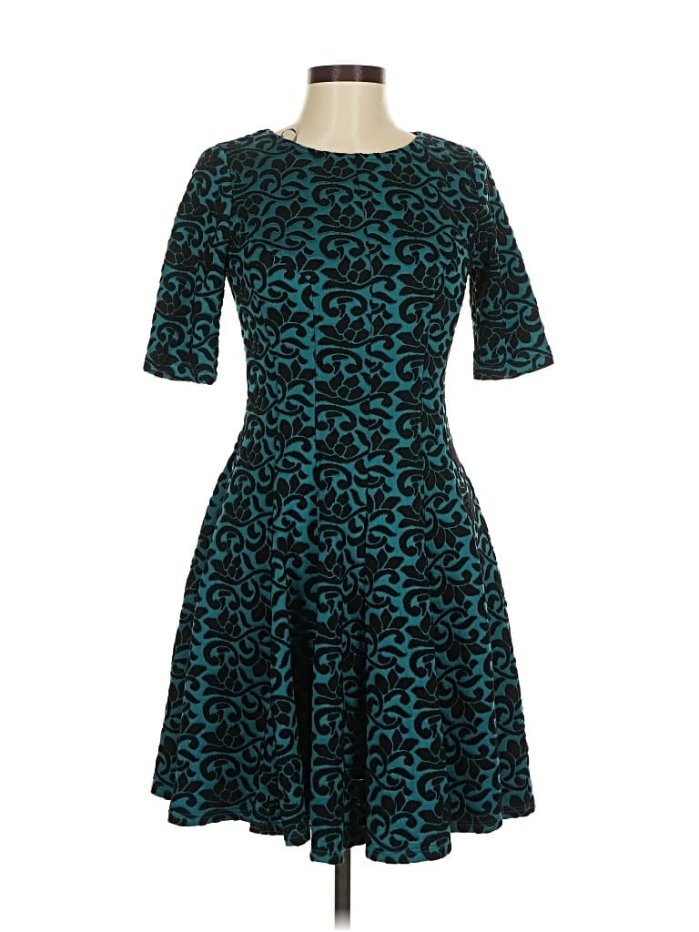 Pre-owned Gabby Skye Cocktail Dress In Blue