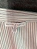 Maison d' Amelie Stripes Silver Long Sleeve Blouse Size XL - photo 7
