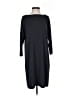 Lands' End Solid Black Casual Dress Size S - photo 1