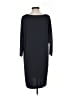 Lands' End Solid Black Casual Dress Size S - photo 2