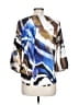 French Blu Blue 3/4 Sleeve Blouse Size L (petite) - photo 2