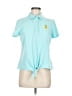 Talbots Teal Blue Short Sleeve Polo Size M - photo 1
