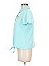 Talbots Teal Blue Short Sleeve Polo Size M - photo 5