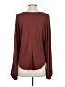 Dolan Burgundy Long Sleeve Blouse Size S - photo 2