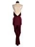 Lulus Solid Burgundy Jumpsuit Size S - photo 2