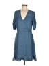 1.State 100% Polyester Blue Casual Dress Size 8 - photo 1