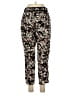 Cartonnier 100% Polyester Floral Black Casual Pants Size 6 - photo 2