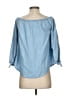 Vineyard Vines 100% Cotton Blue 3/4 Sleeve Blouse Size 2 - photo 2