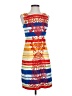 Tabitha 100% Polyester Graphic Blue Casual Dress Size 0 - photo 1