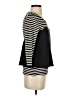 BCBGMAXAZRIA Black 3/4 Sleeve Top Size S - photo 4