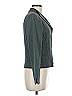 Jessica Howard 100% Polyester Chevron-herringbone Gray Blazer Size 8 - photo 4