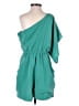Aqua 100% Polyester Solid Teal Romper Size XS - photo 2