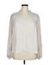 Cupcakes & Cashmere 100% Polyester Ivory Long Sleeve Blouse Size XL - photo 1
