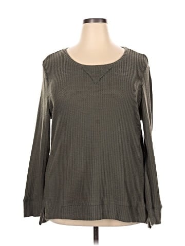 Green Tea Long Sleeve Top (view 1)