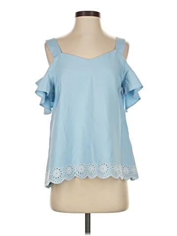 Blue Rain Sleeveless Blouse (view 1)