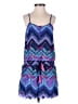 Shrinking Violet Chevron-herringbone Purple Romper Size XS - photo 1
