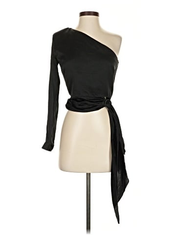 Amanda Uprichard 3/4 Sleeve Silk Top (view 1)