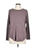 Bobeau Gray Long Sleeve Top Size L - photo 1