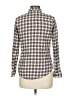 Assorted Brands Plaid Brown Ivory Long Sleeve Button-Down Shirt Size M - photo 2
